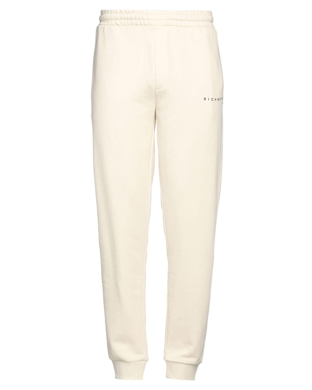 Richmond X Natural Ivory Pants Cotton, Polyester for men