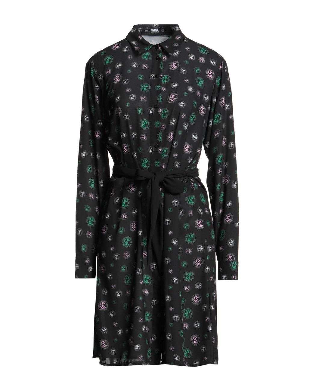 Karl Lagerfeld Black Midi Dress