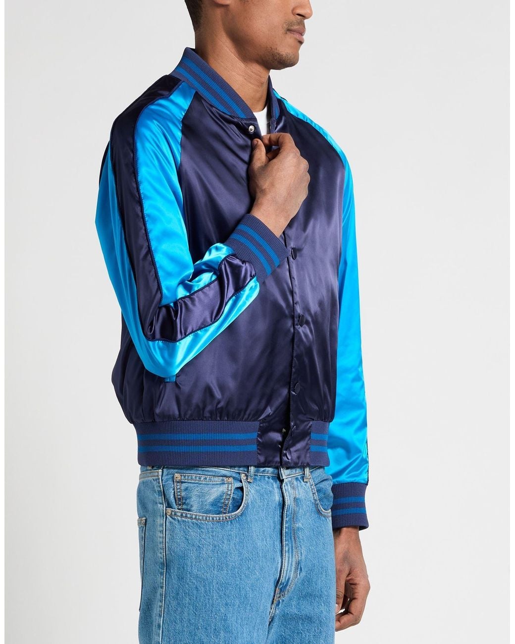 PT Torino Blue Jacket Polyamide for men