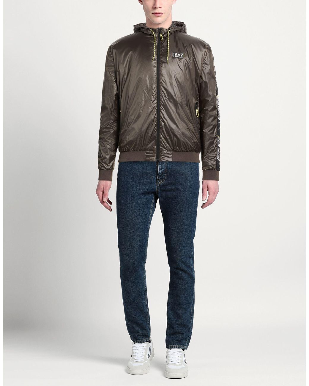 EA7 Gray Jackets for men