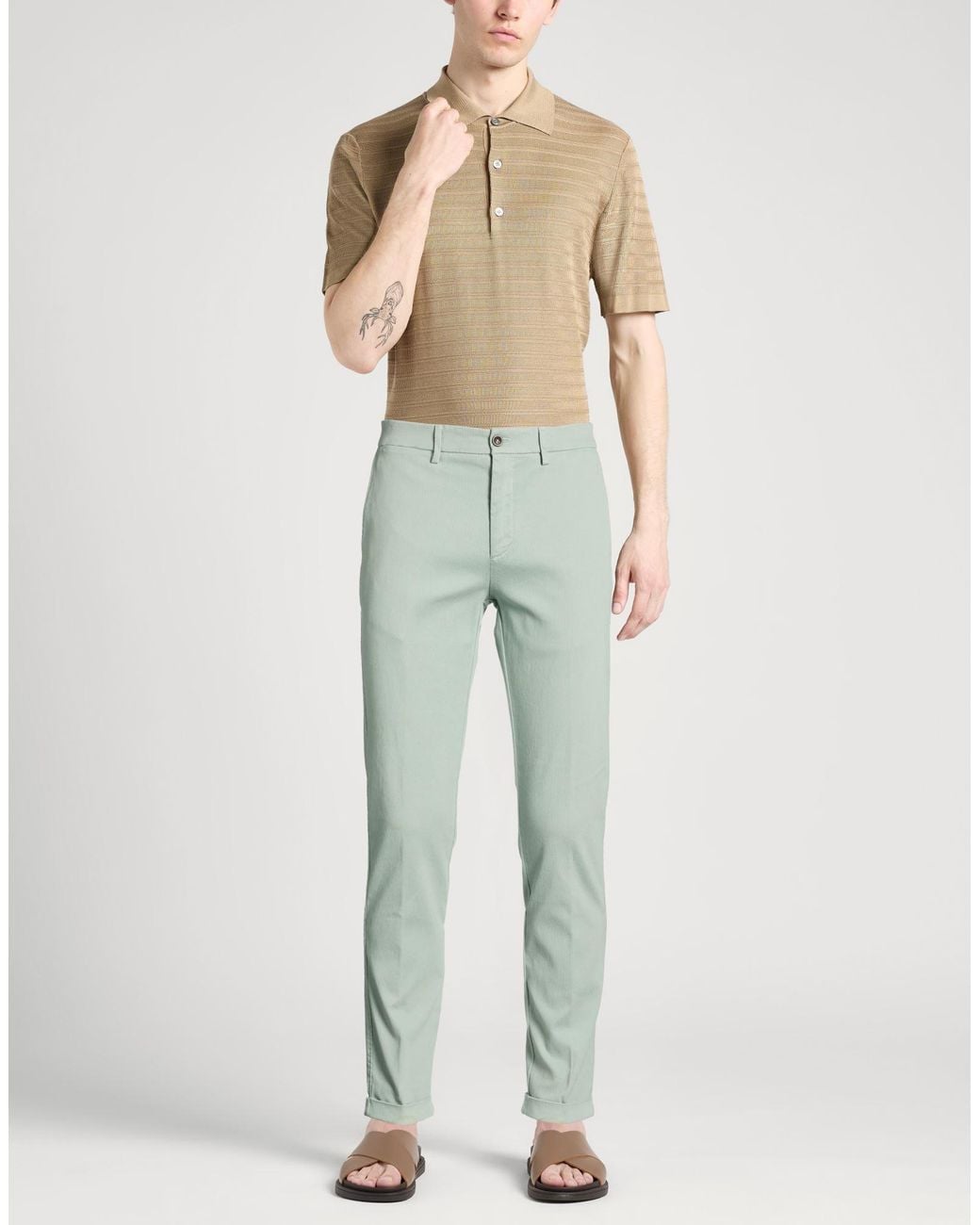 Harmont & Blaine Green Light Pants Cotton, Elastane for men