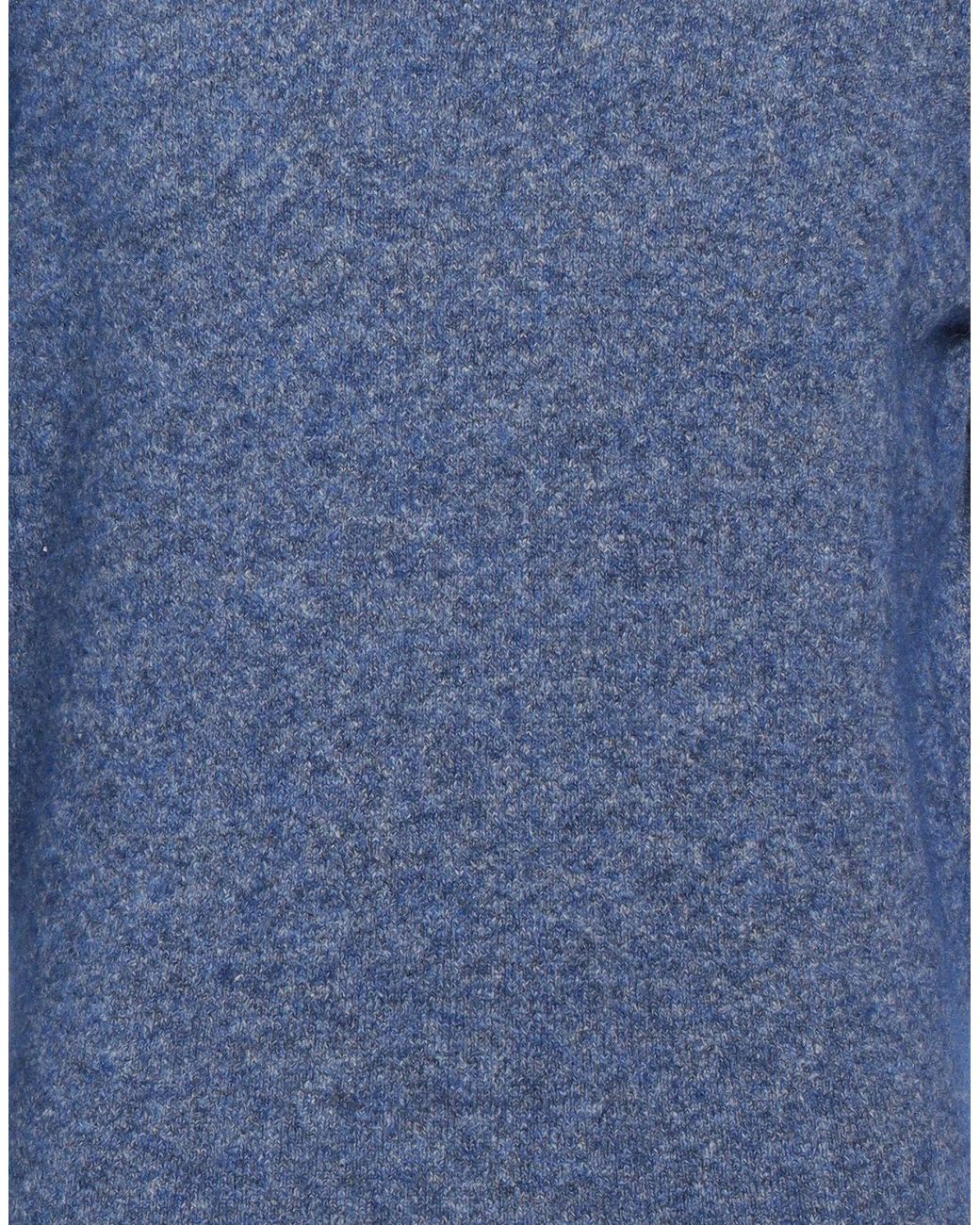 Kangra Blue Sweater Cotton, Polyamide, Alpaca Wool, Wool, Elastane for men