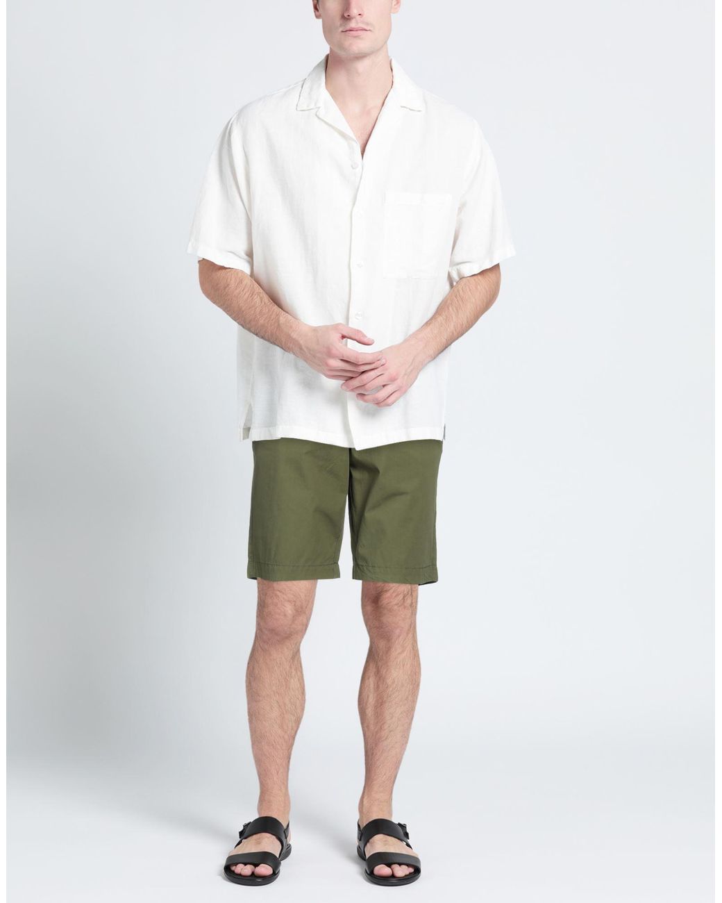 Napapijri Green Shorts & Bermuda Shorts for men
