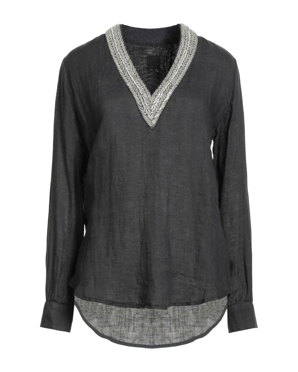 Top 120% Lino de color Black
