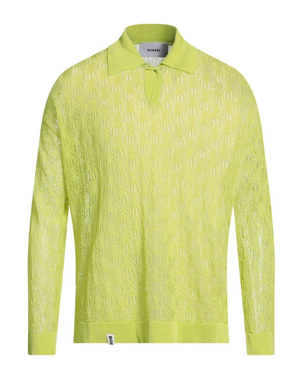 Pullover Bonsai de hombre de color Yellow