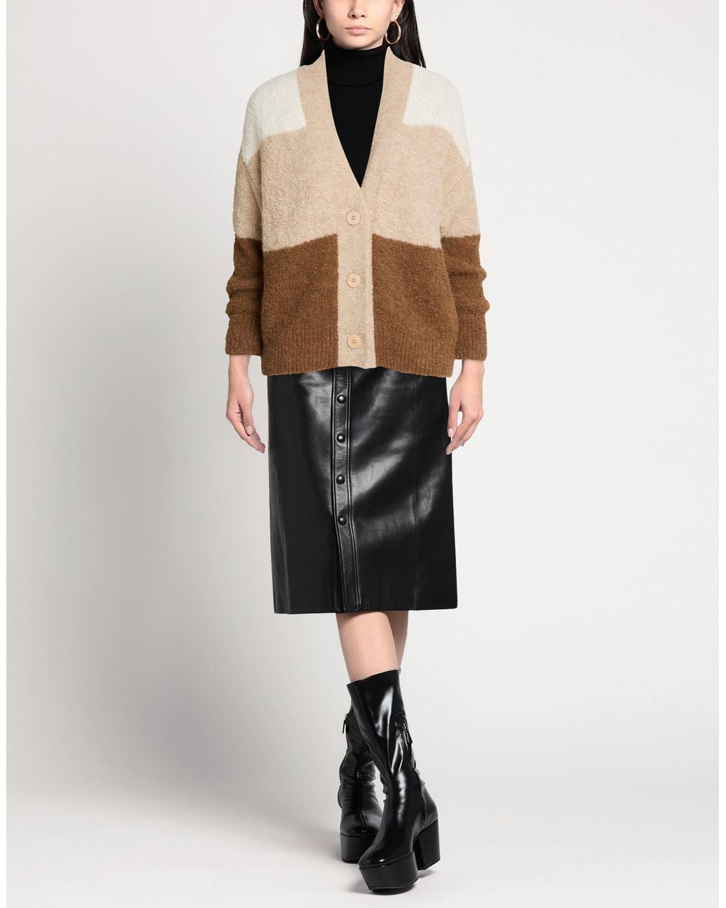 Purotatto Natural Cardigan Wool, Alpaca Wool, Polyamide, Metal Fiber