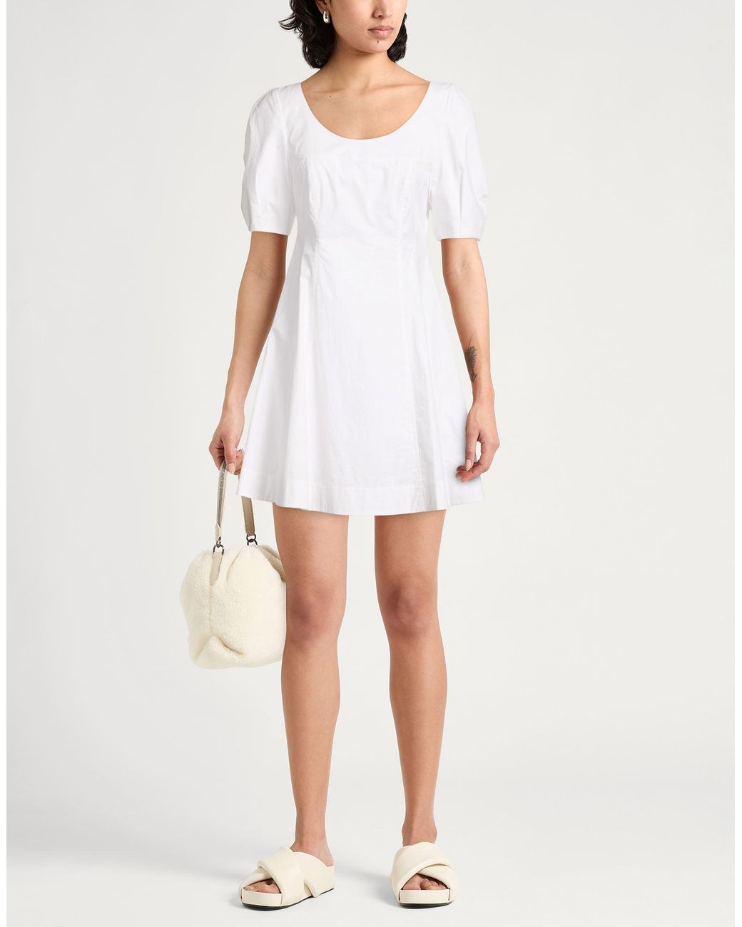Theory White Mini Dress
