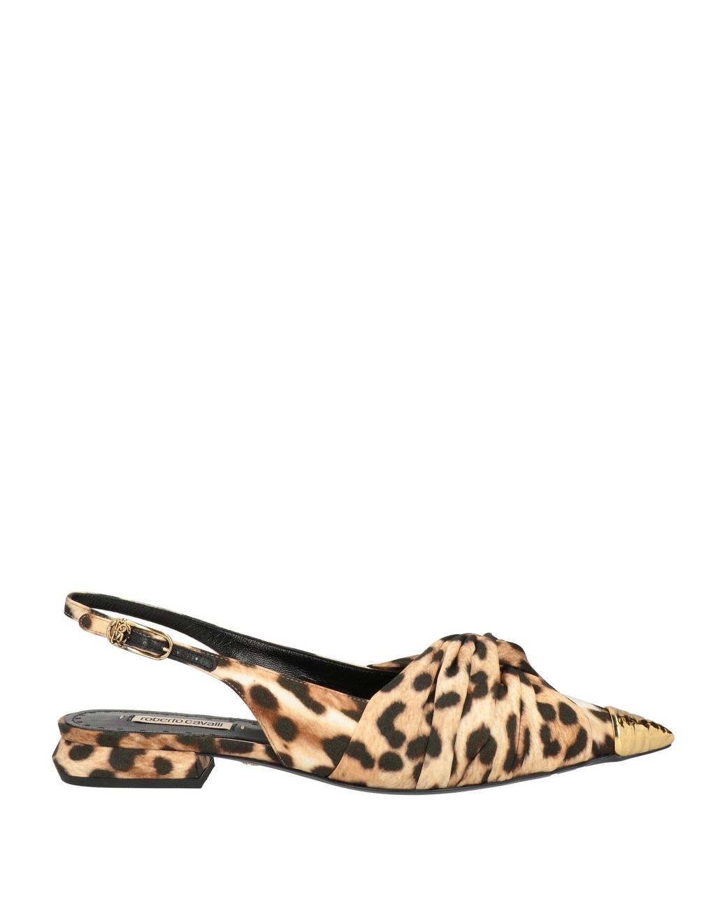 Roberto Cavalli Brown Ballet Flats