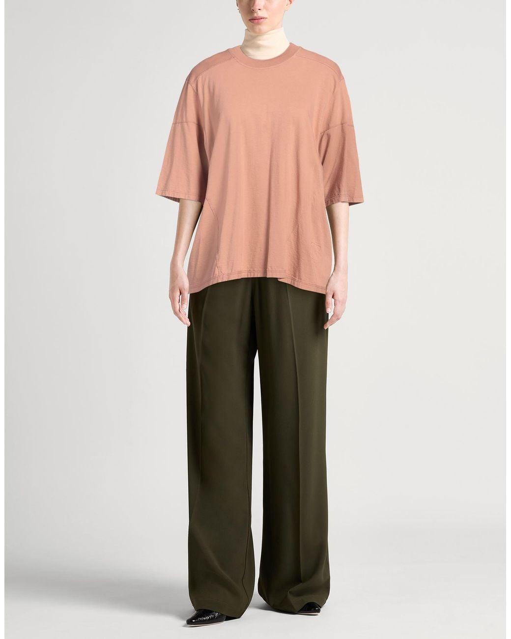 Rick Owens Pink T-Shirt Cotton
