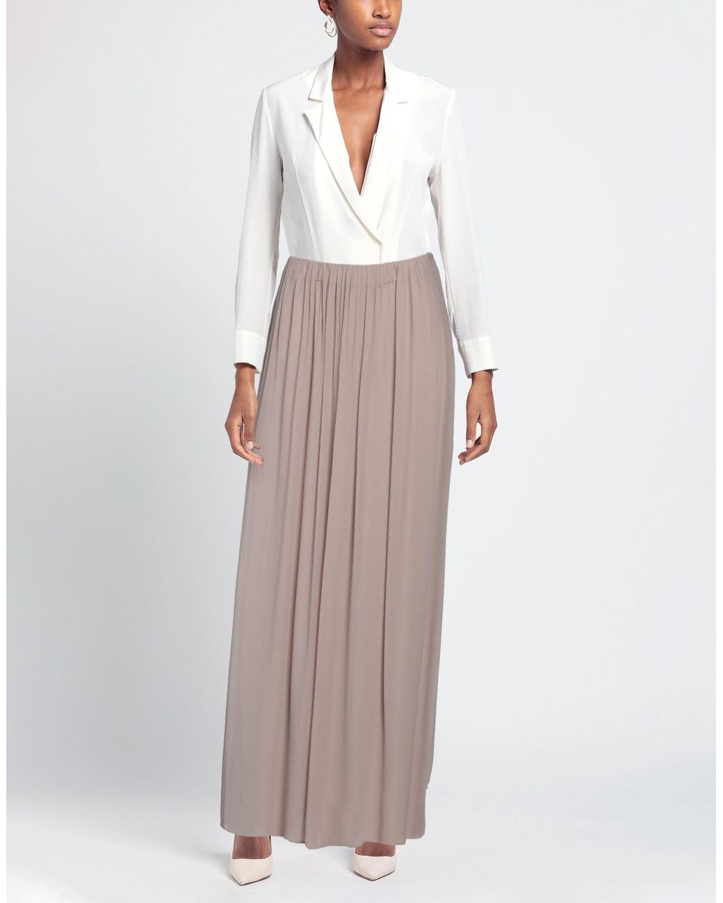 Designers Remix Brown Maxi Skirt