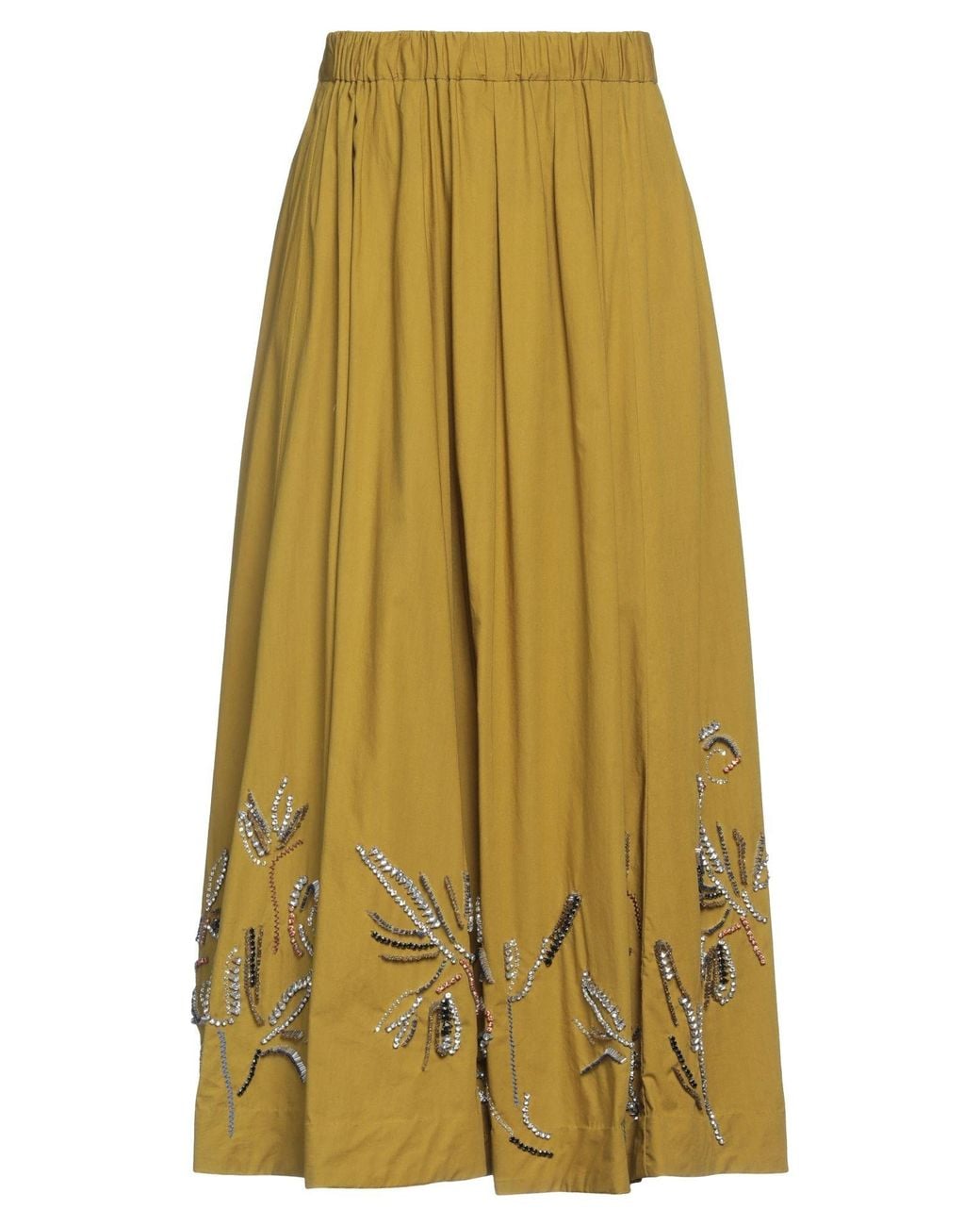 Forte_forte Yellow Midi Skirts