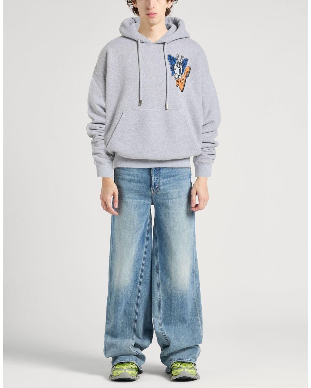 Off-White c/o Virgil Abloh Gray Sweatshirts for men