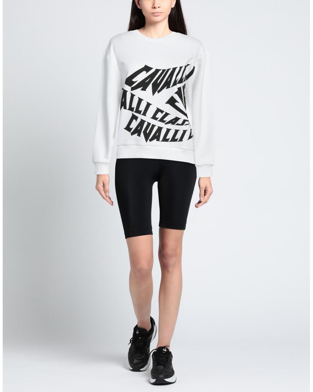 Roberto Cavalli White Sweatshirt