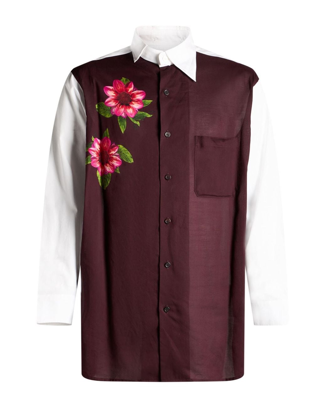 Y's for men Purple Shirt Linen for men