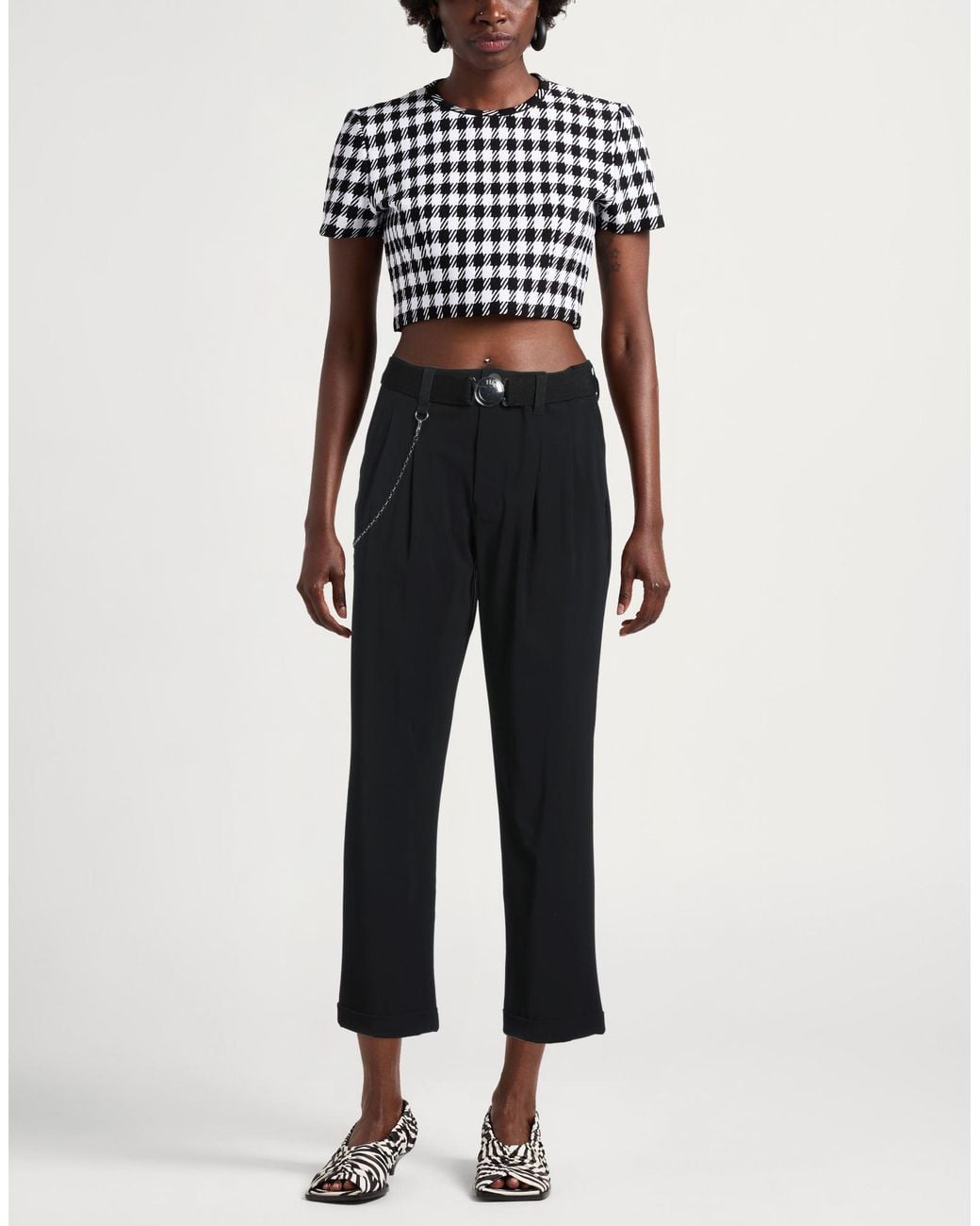 Pantalon High en coloris Black