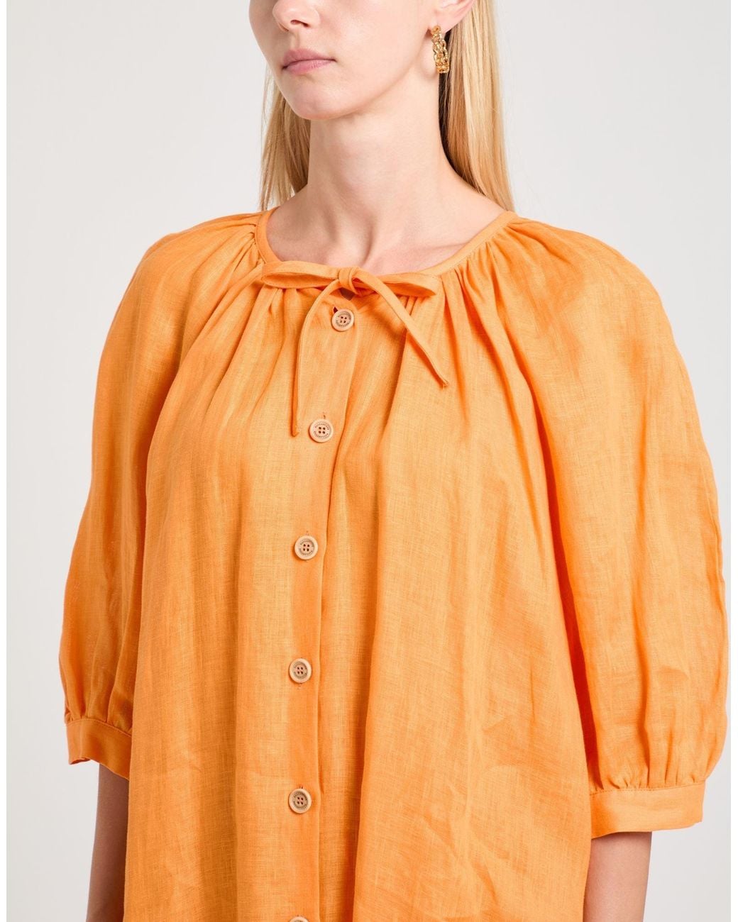 Ballantyne Orange Midi Dresses