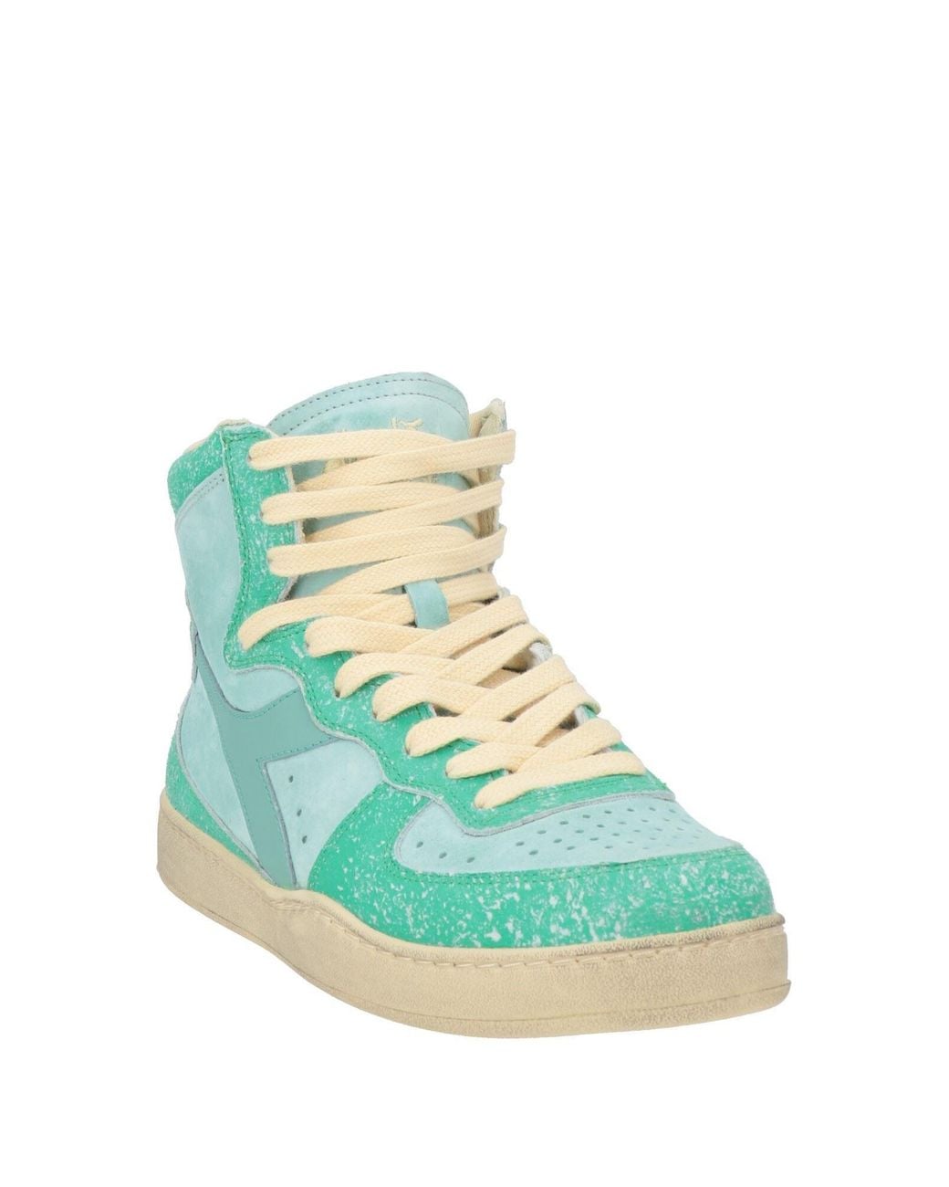 Diadora Green Sneakers Leather