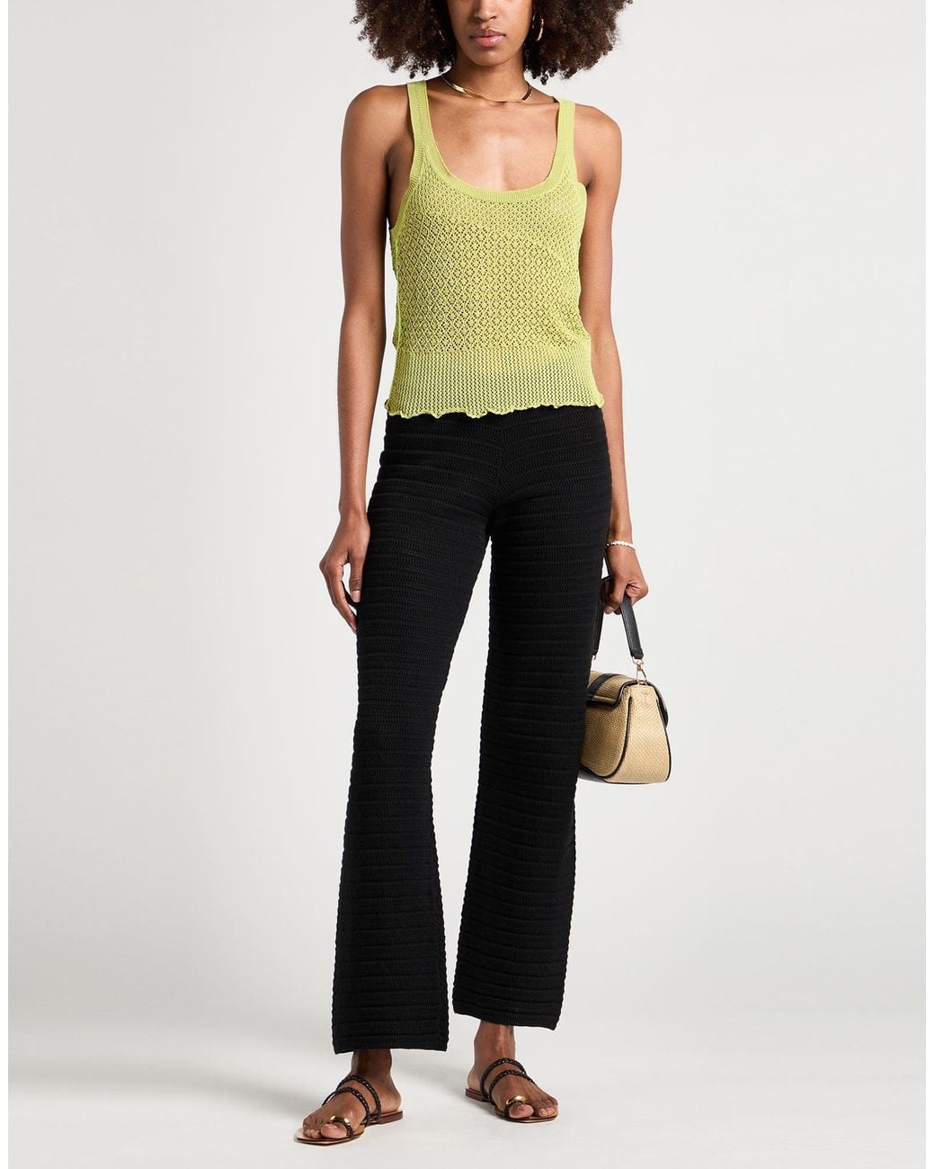 Pinko Yellow Top Viscose, Polyester