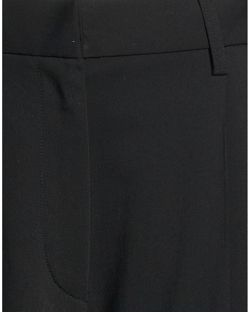 Forte_forte Black Pants Viscose, Virgin Wool, Elastane