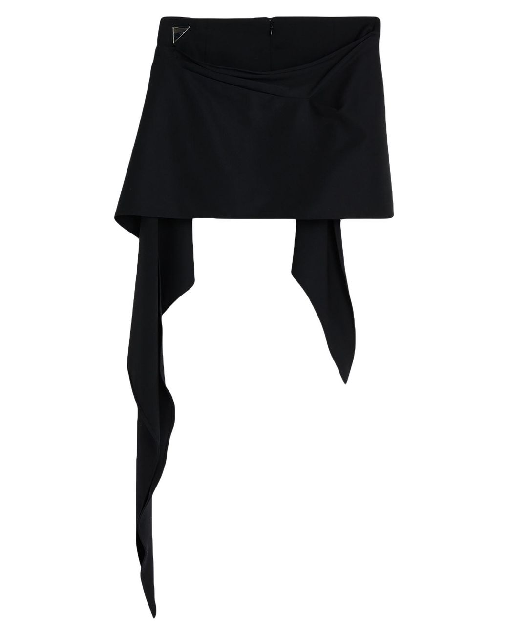 The Attico Black Mini Skirt