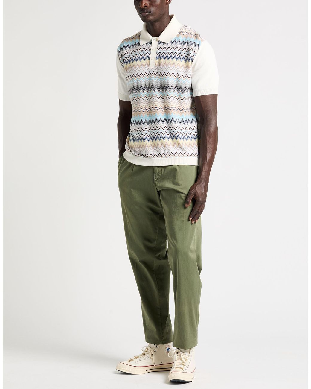 Missoni White Polo Shirt for men