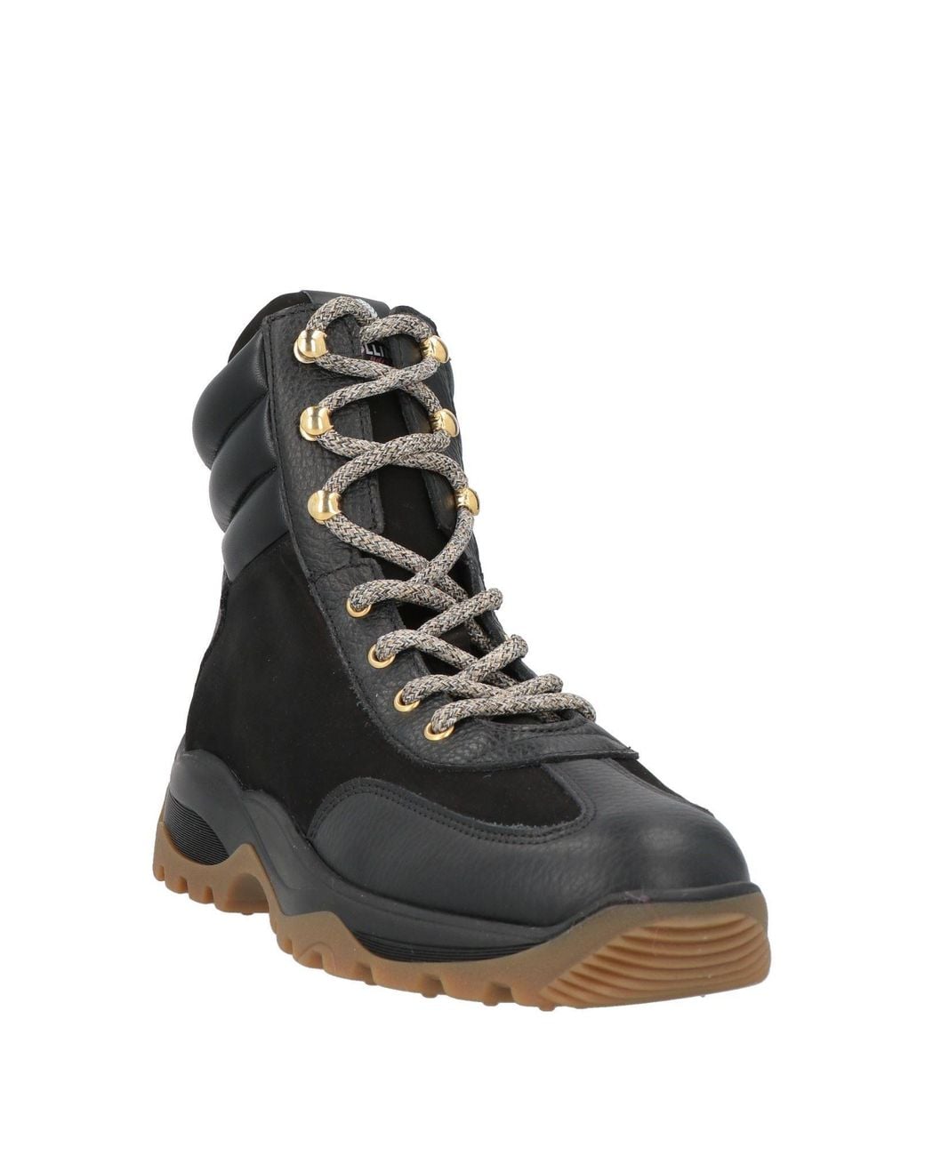 Pollini Black Ankle Boots Leather