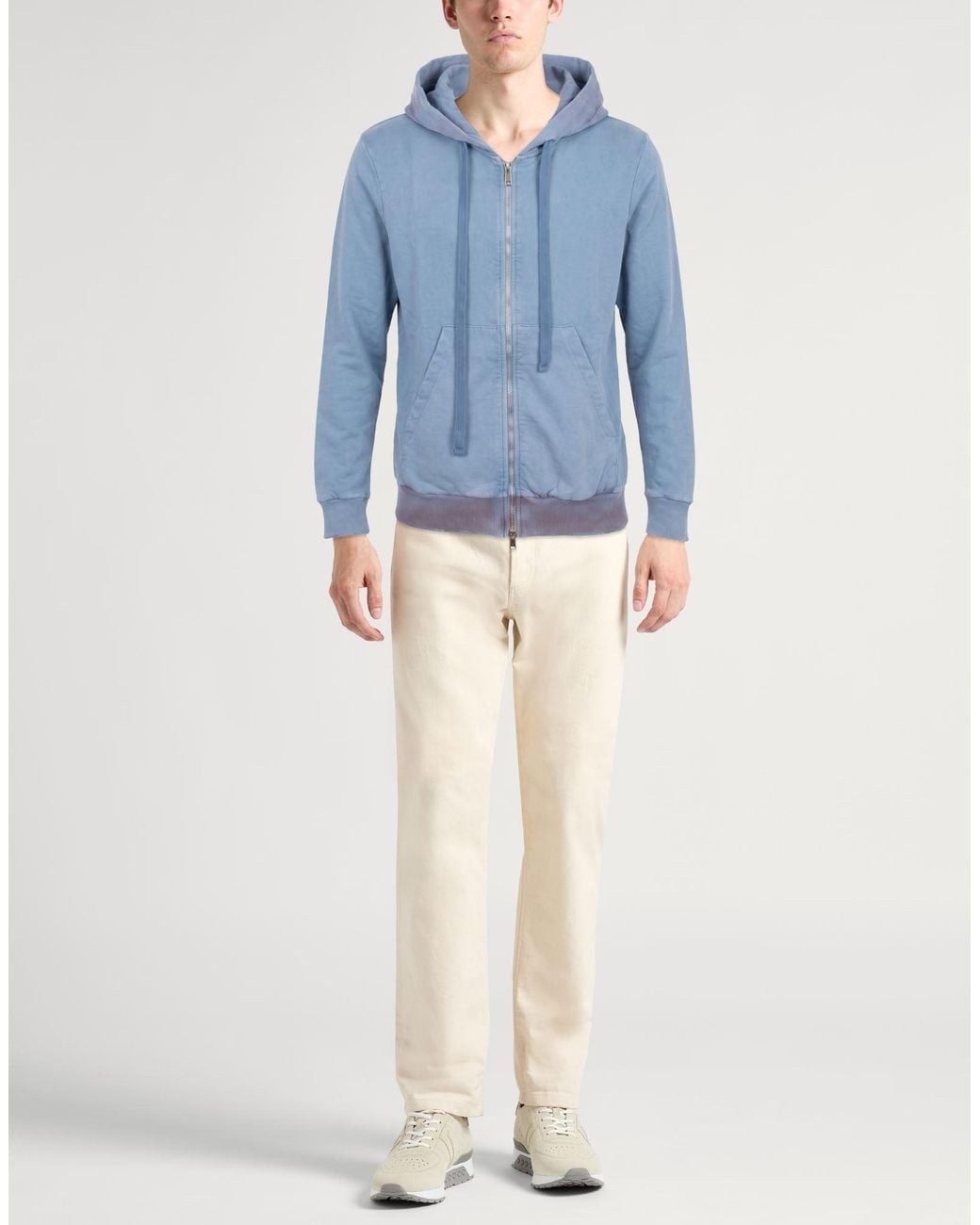 Crossley Blue Light Sweatshirt Cotton for men