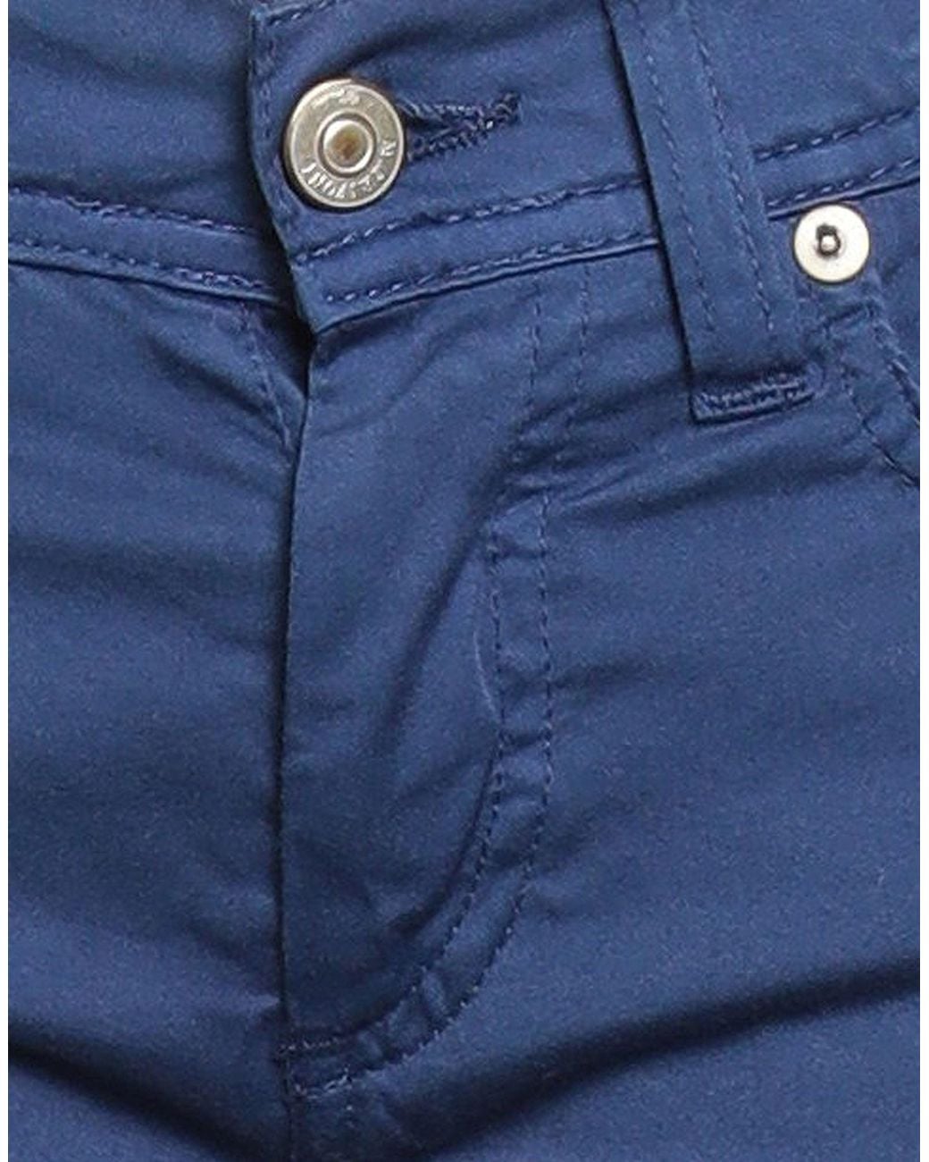 Grifoni Blue Pants Cotton, Elastane