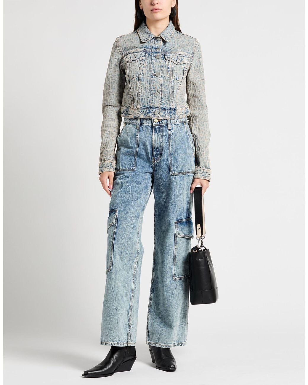 Acne Blue Denim Outerwear