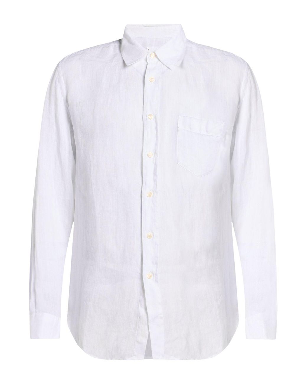 120% Lino White Shirts for men