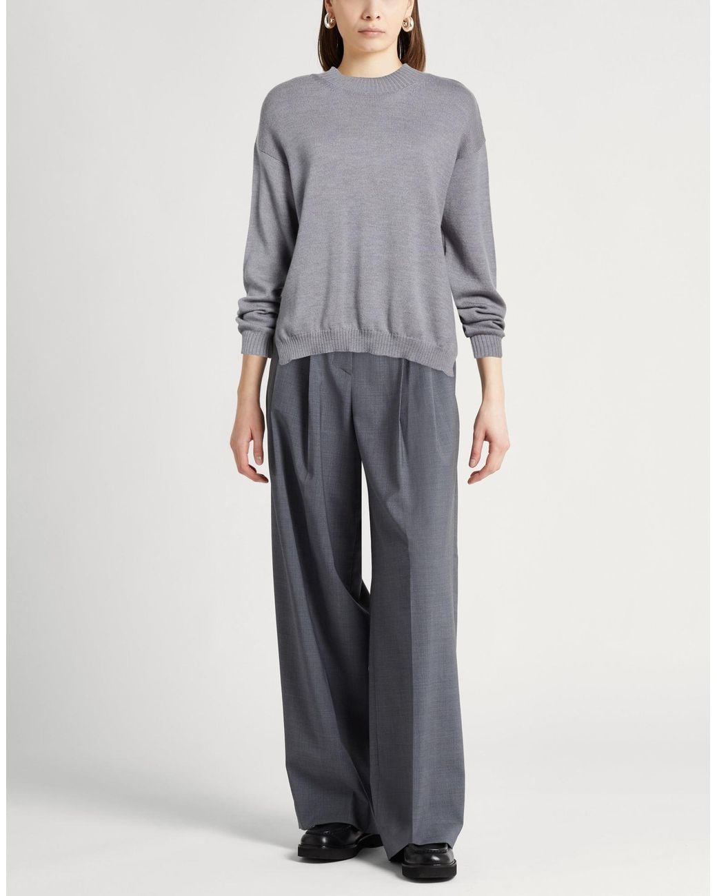 Crossley Gray Turtleneck Virgin Wool