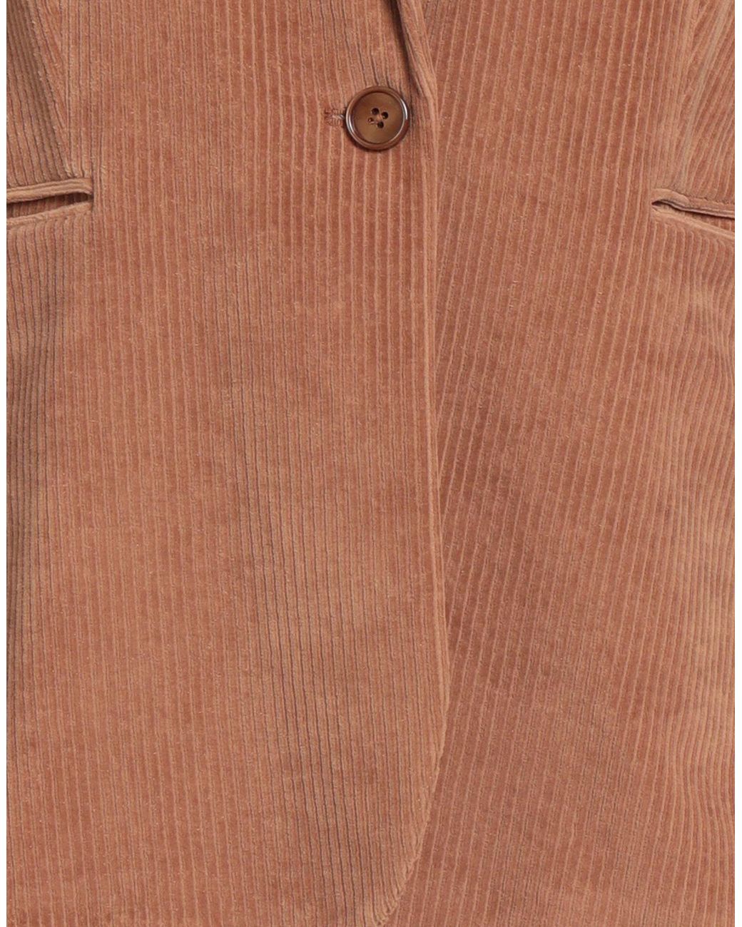 Circolo 1901 Brown Blazer Cotton, Polyester