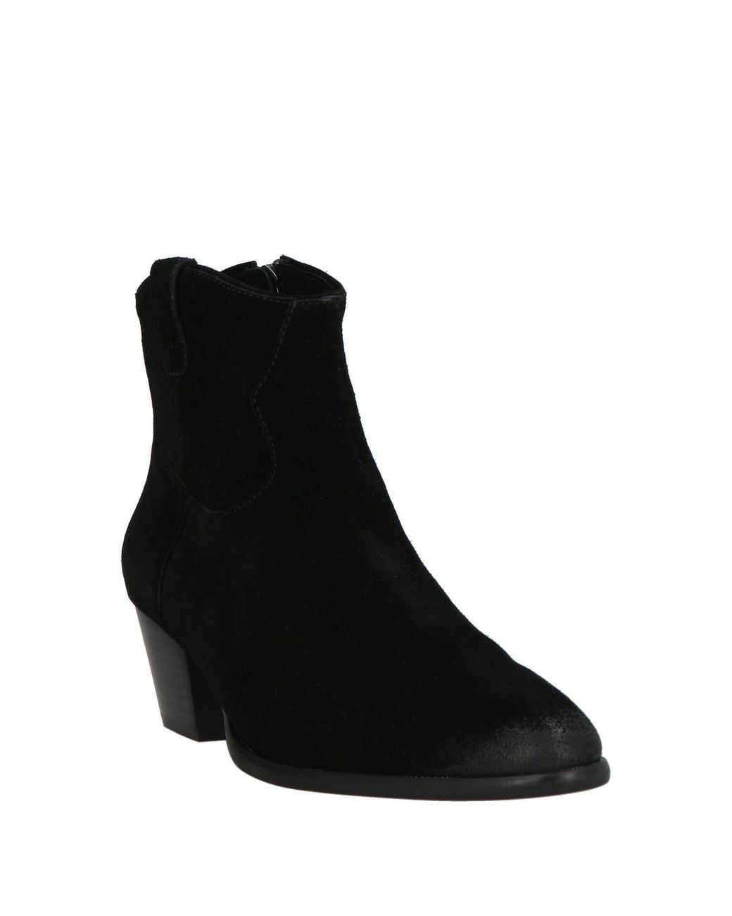 Ash Black Fame Ankle Boots Leather