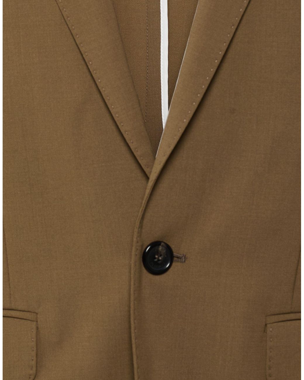 DSquared² Natural Suit Virgin Wool, Elastane for men