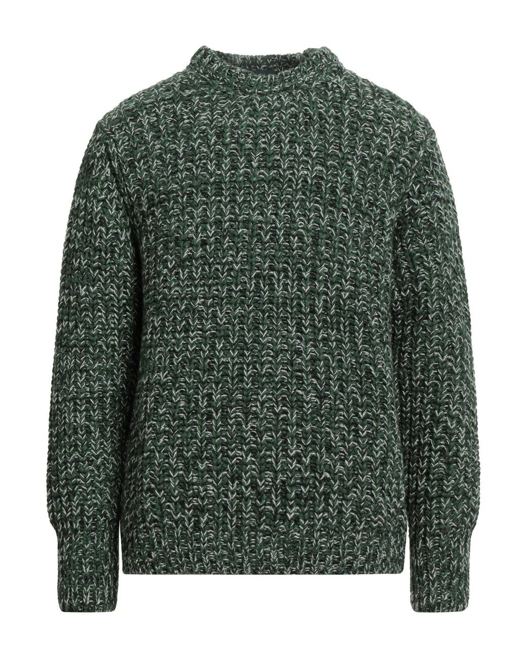 Zanone Green Sweater Alpaca Wool, Polyamide for men