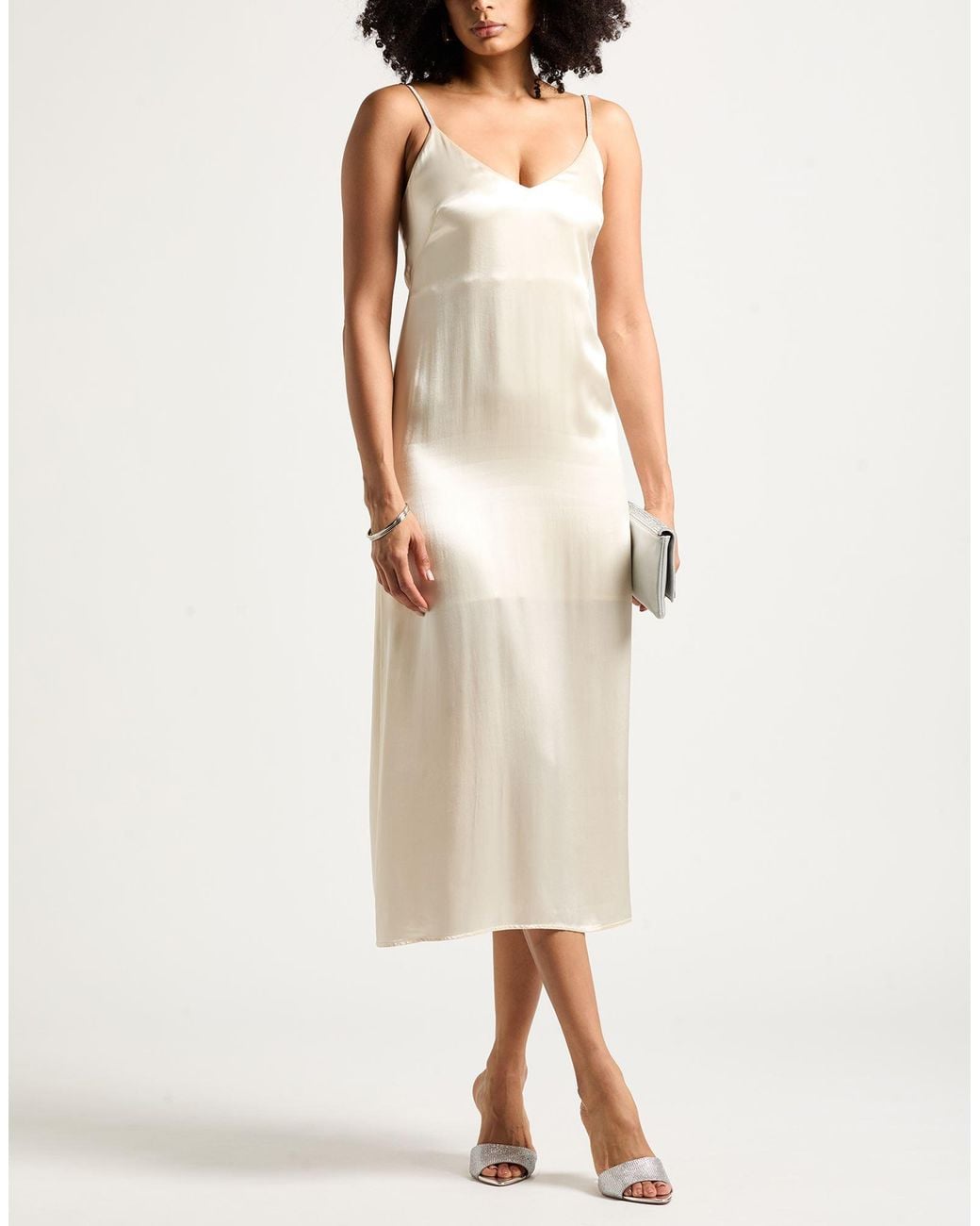 Peserico White Midi Dresses