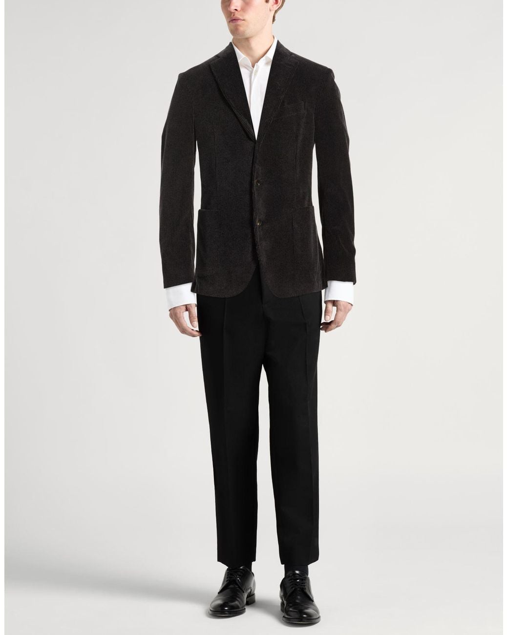 Drumohr Black Blazer Cotton for men