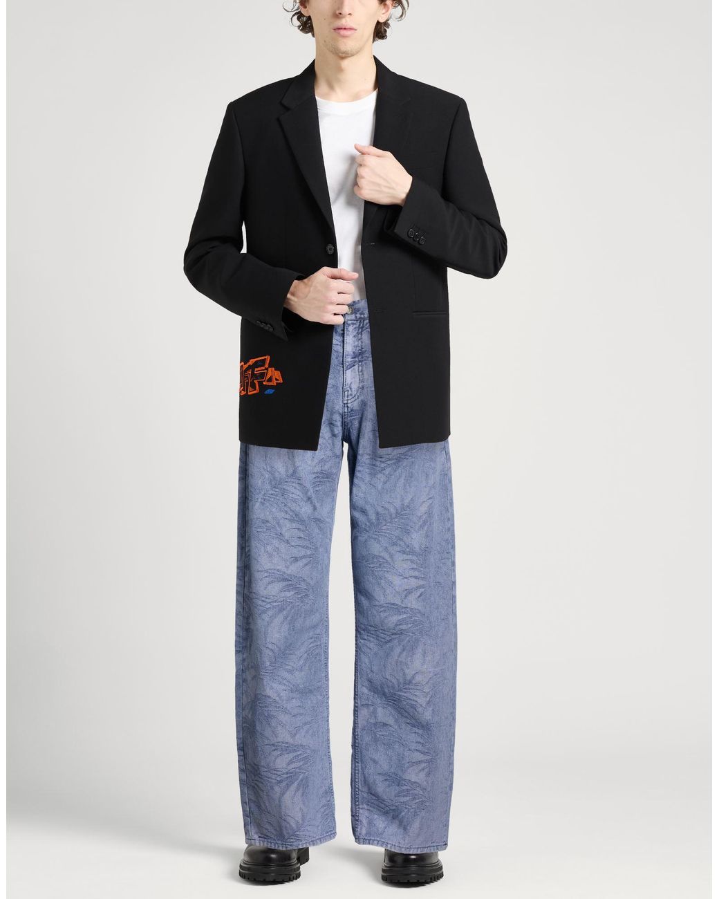 Palm Angels Blue Jeans for men