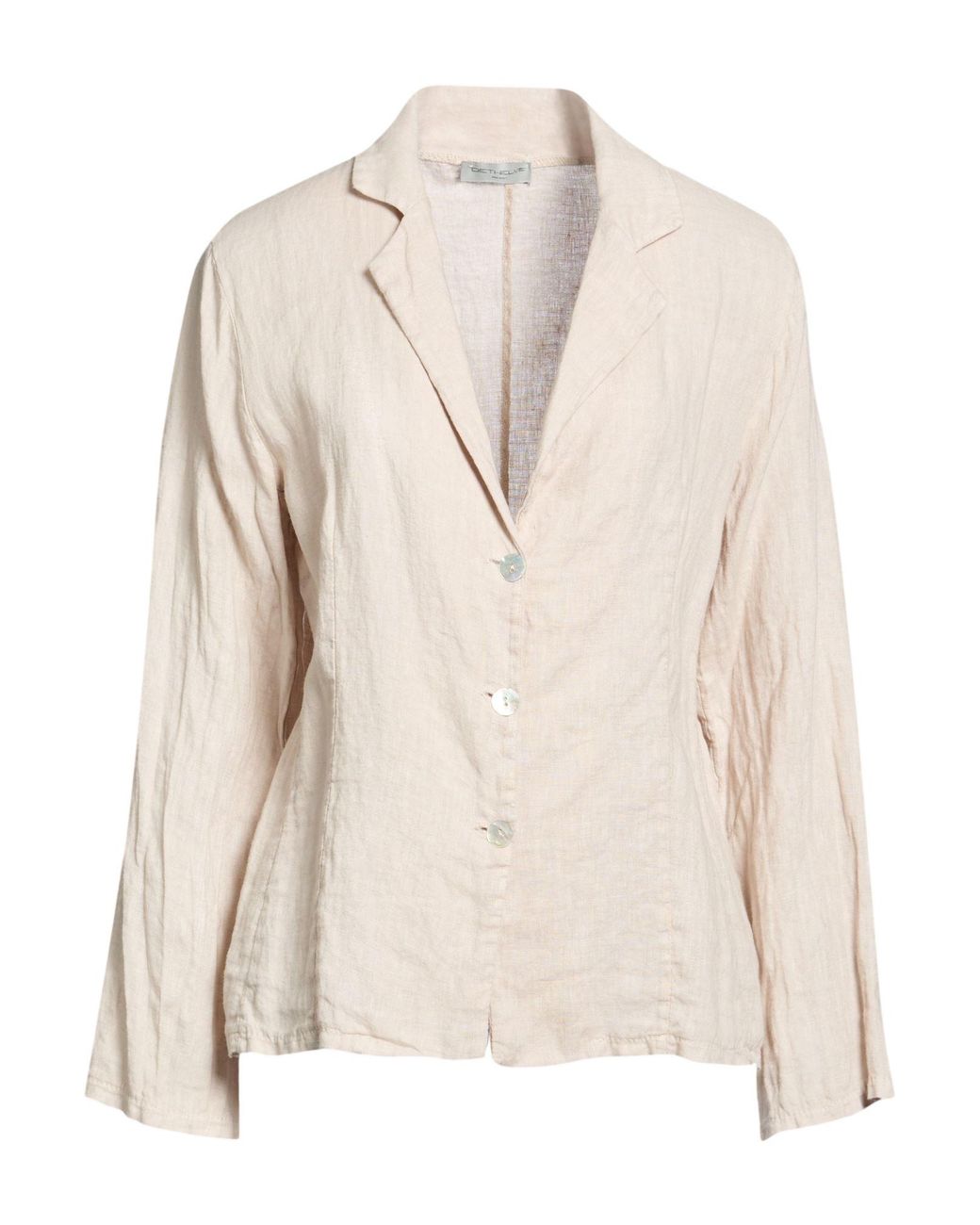 DETWELVE Natural Blazer Linen