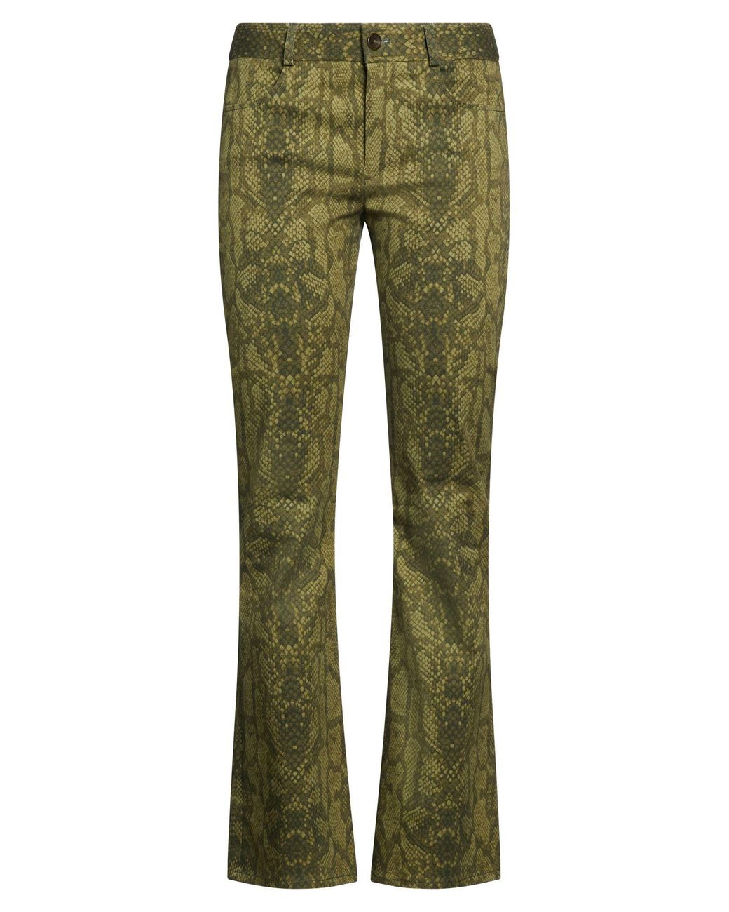 Alberta Ferretti Green Trouser