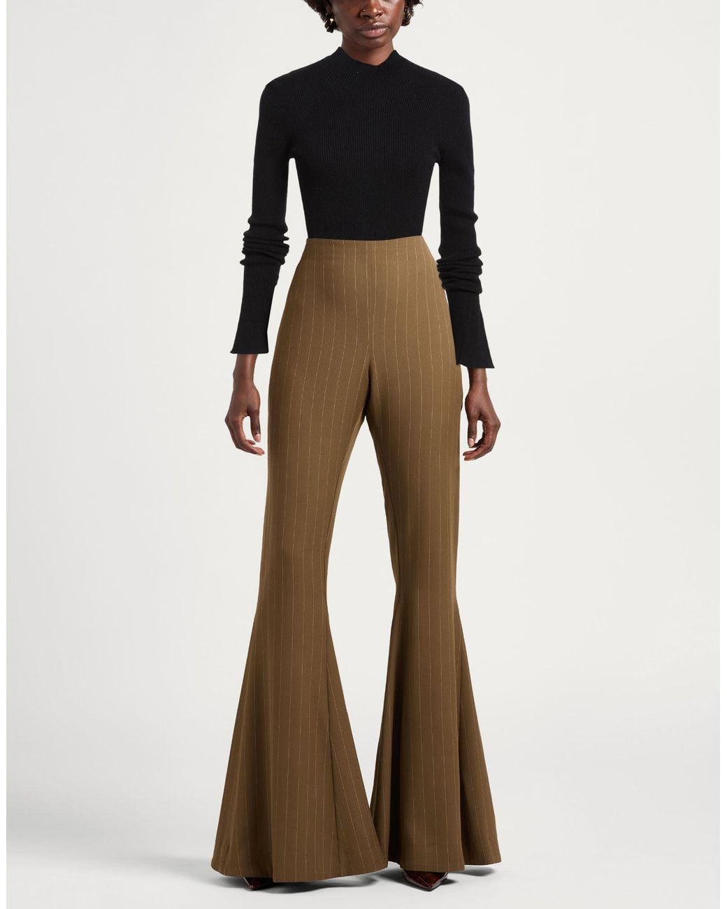 Dondup Black Turtleneck Viscose, Polyester, Polyamide