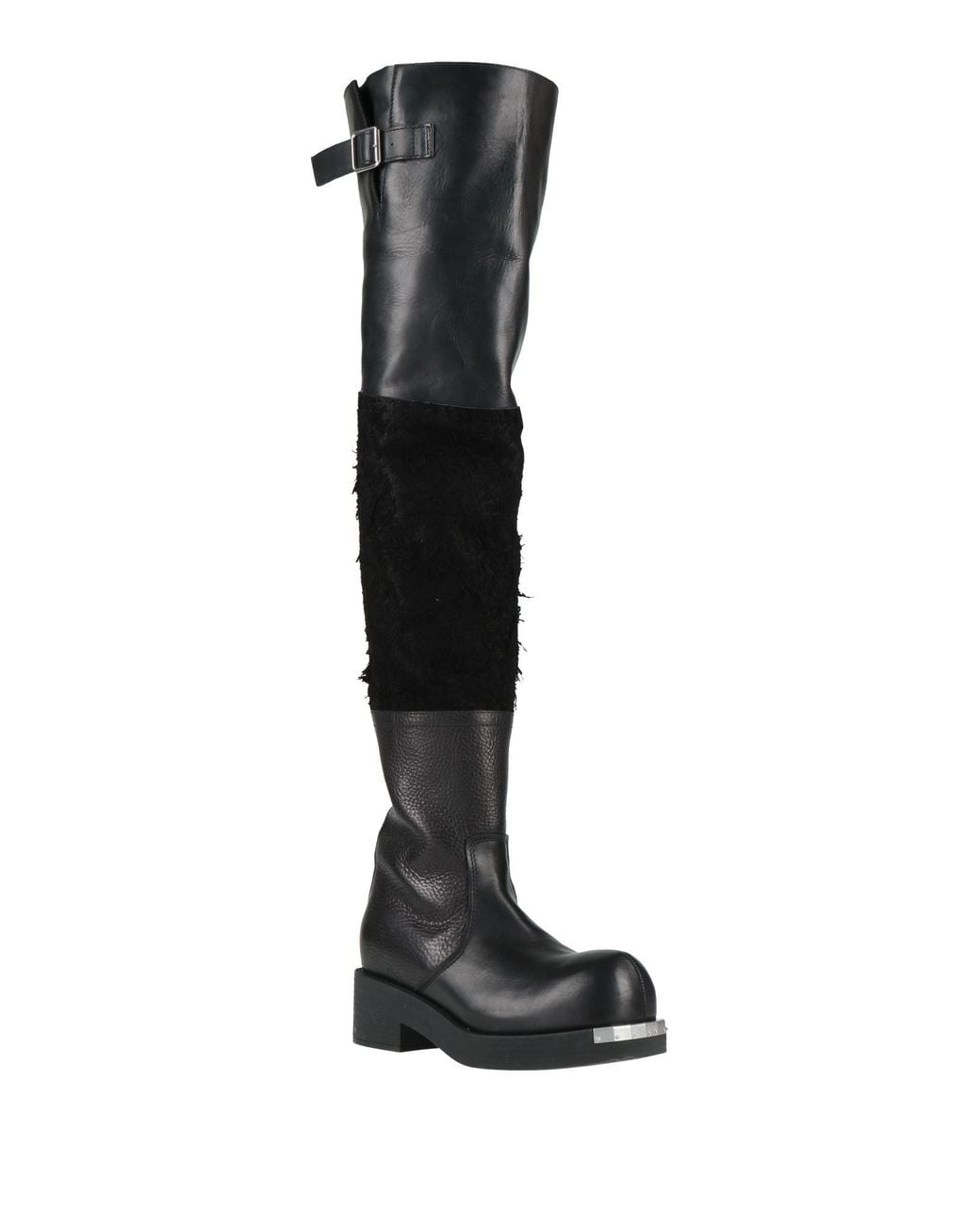 Maison Margiela Black Boot Leather