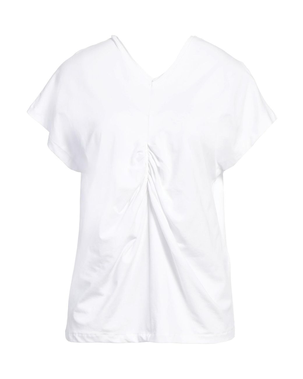 Alpha Studio White T-Shirt Cotton, Elastane
