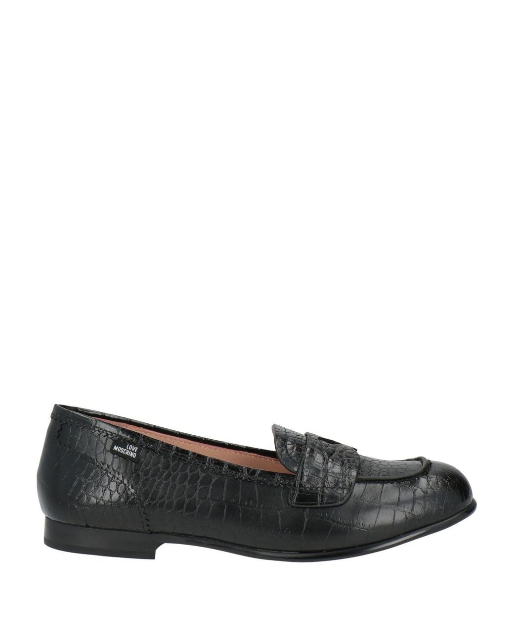Love Moschino Black Loafers Leather