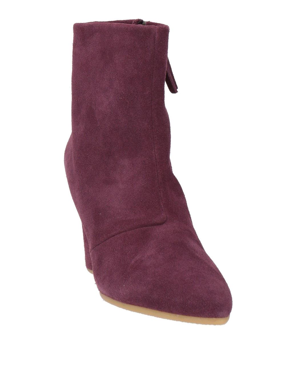 Forte_forte Purple Ankle Boots Leather