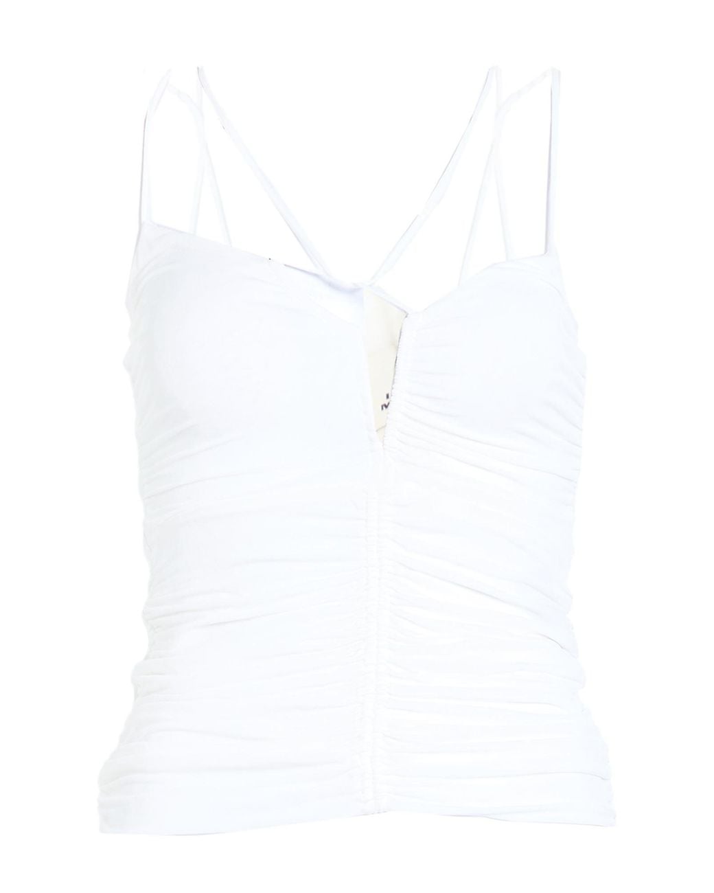 Isabel Marant White Top Viscose, Elastane, Cotton