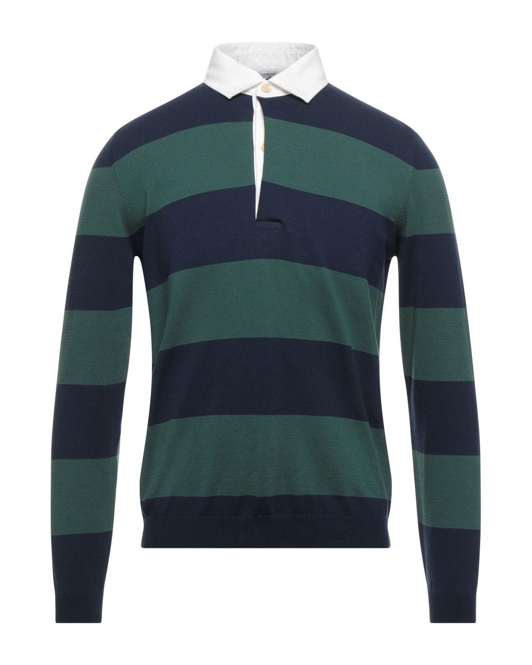 Heritage Cotton Sweater in Green for Men - Lyst