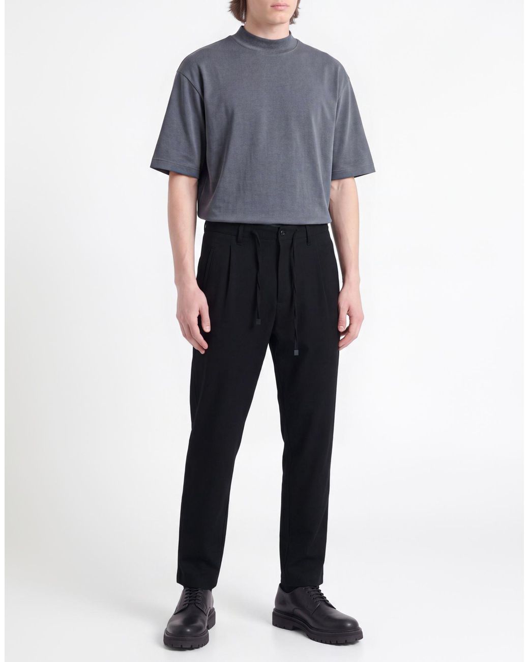 Officina 36 Black Trouser for men