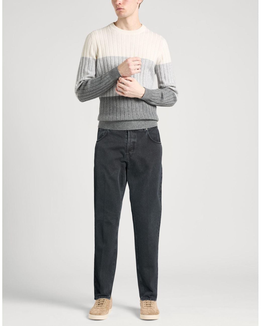 PT Torino Gray Jeans for men