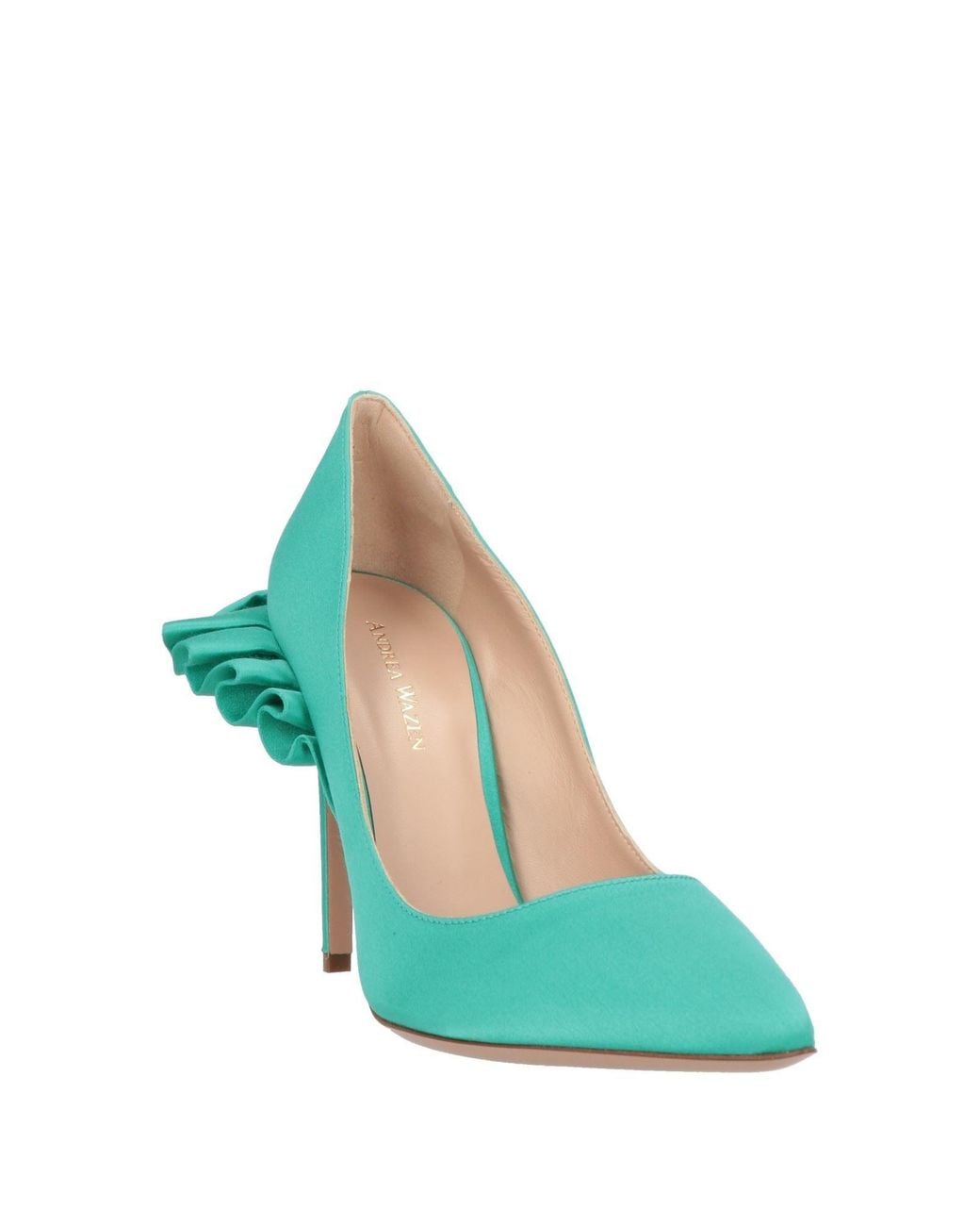 Andrea Wazen Green Pumps